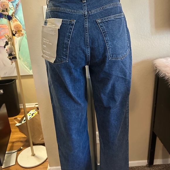 Everlane Curvy Way-High Rise Denim Jeans - Picture 4 of 5